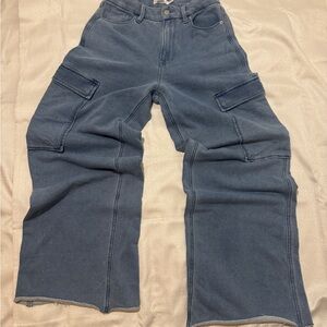 Good American Light Blue Denim Pants